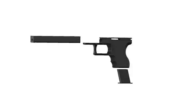 Glock 26 inspired 3d model 3D print model