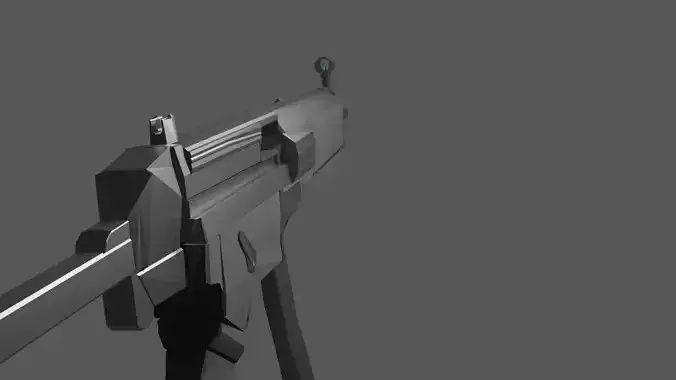 Mp5-LowPoly gun