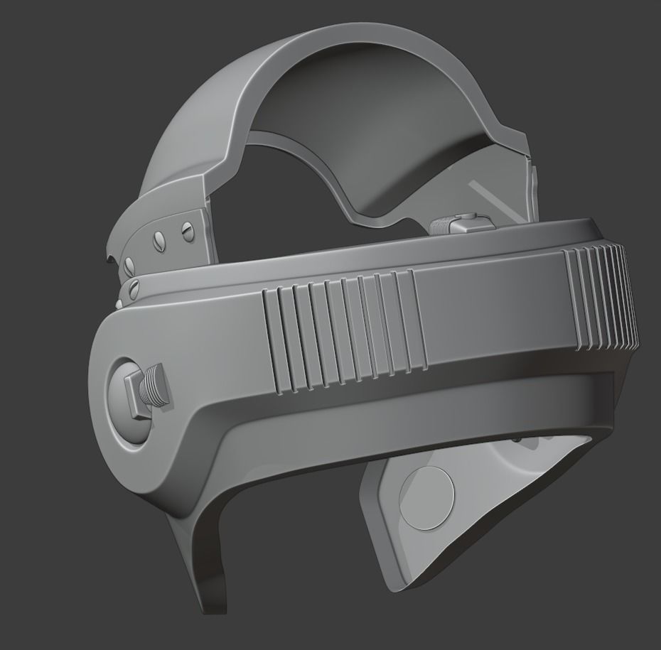A-Wing Helmet 3D print model_5