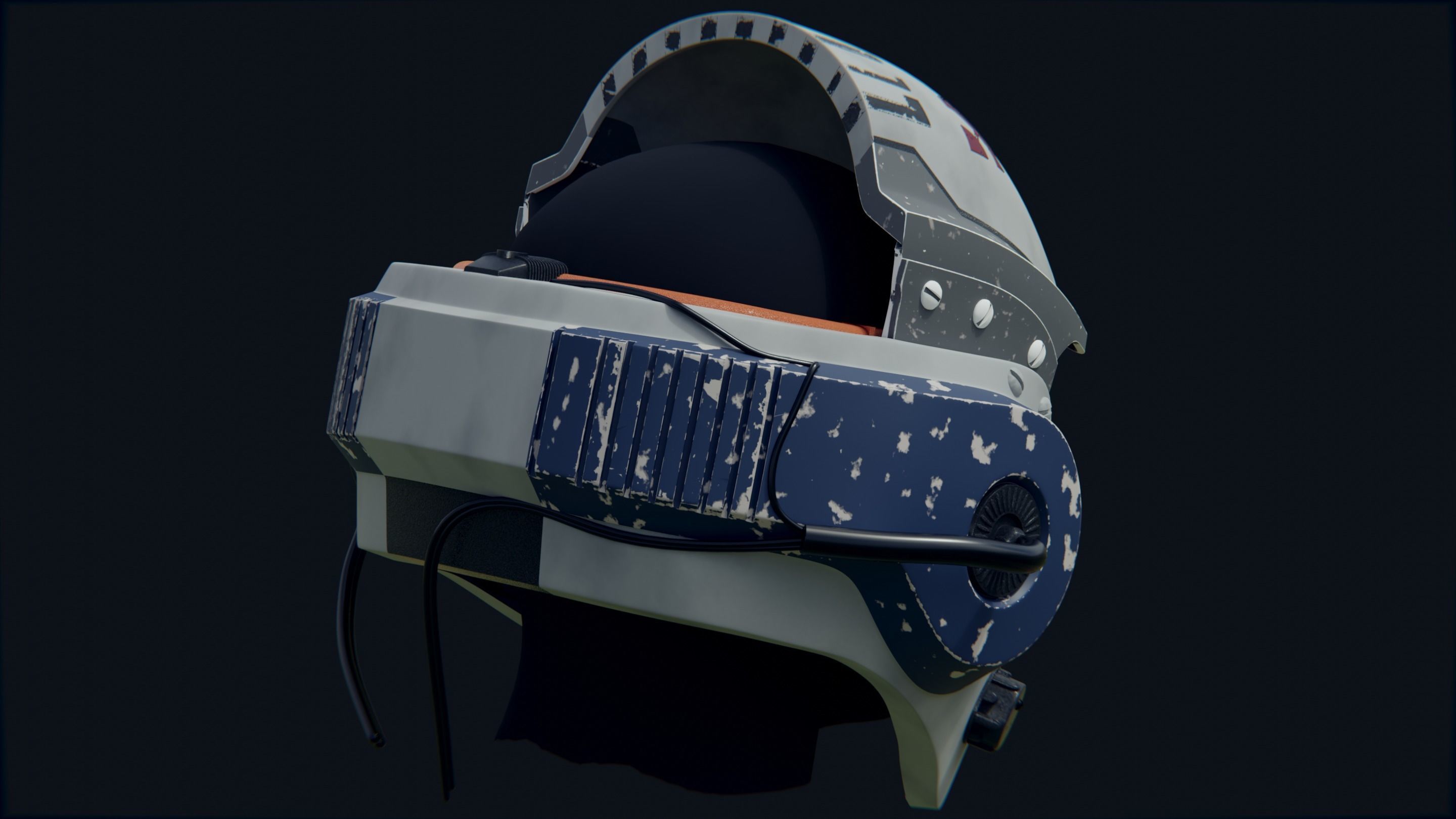 A-Wing Helmet 3D print model_2