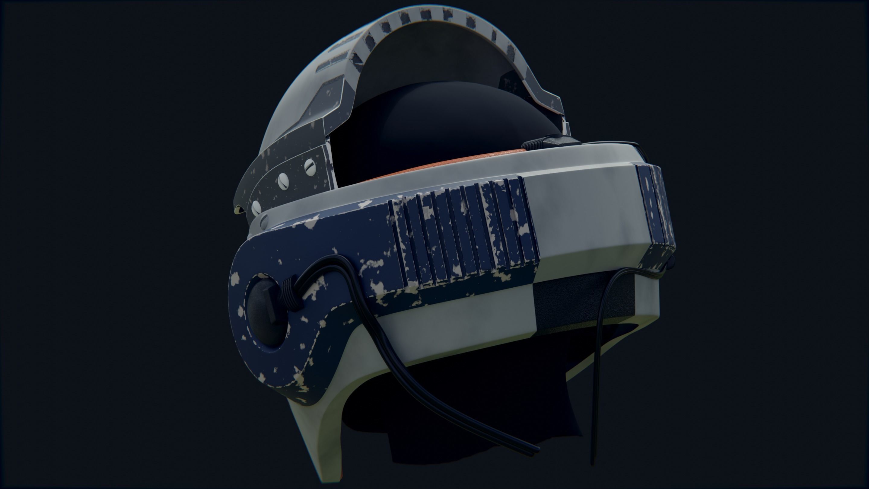 A-Wing Helmet 3D print model_1