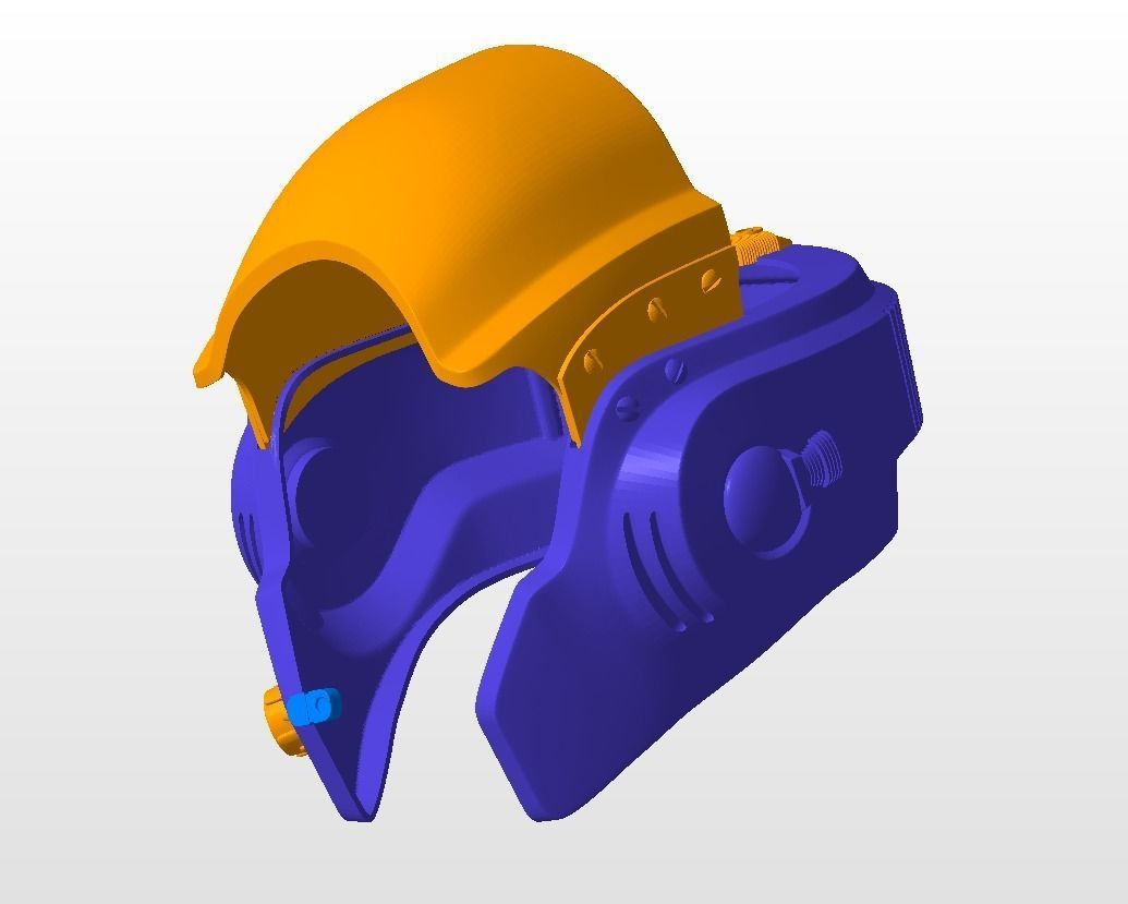 A-Wing Helmet 3D print model_6