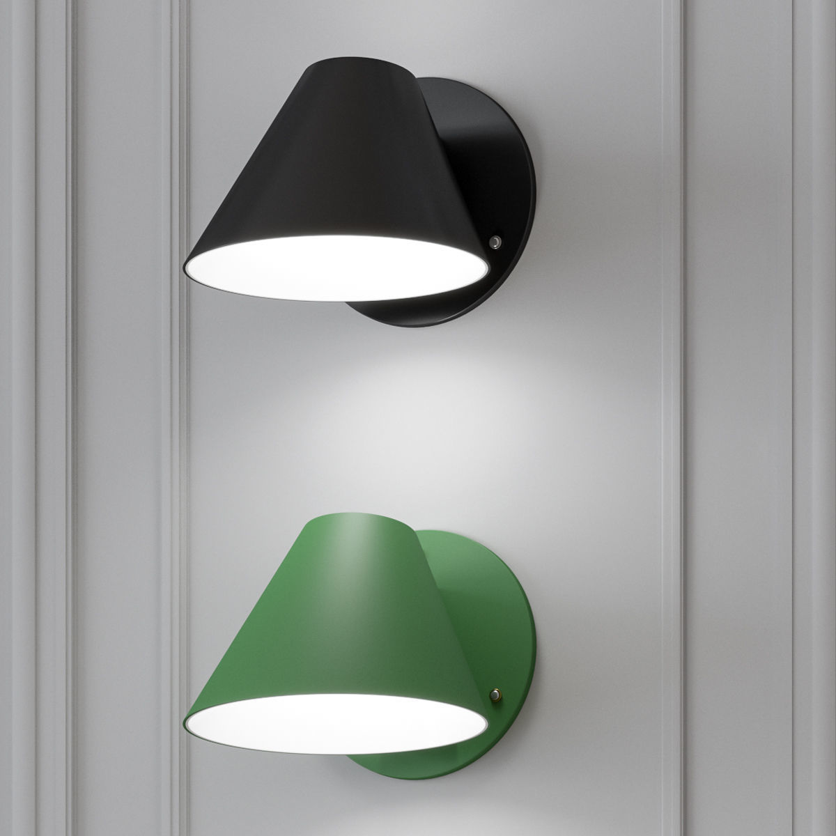 Billy WL Wall Lamp by Kalmar 3D model_1