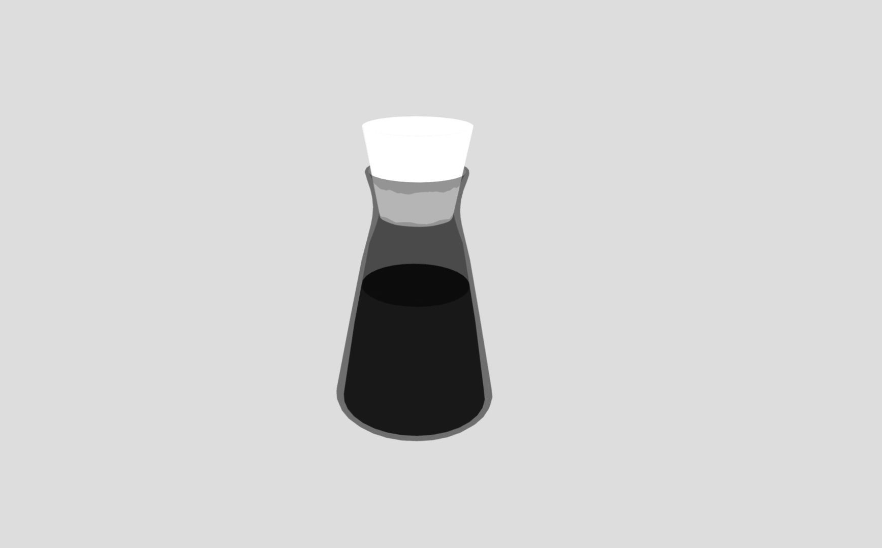 Potion Bottle Low-poly 3D model_9