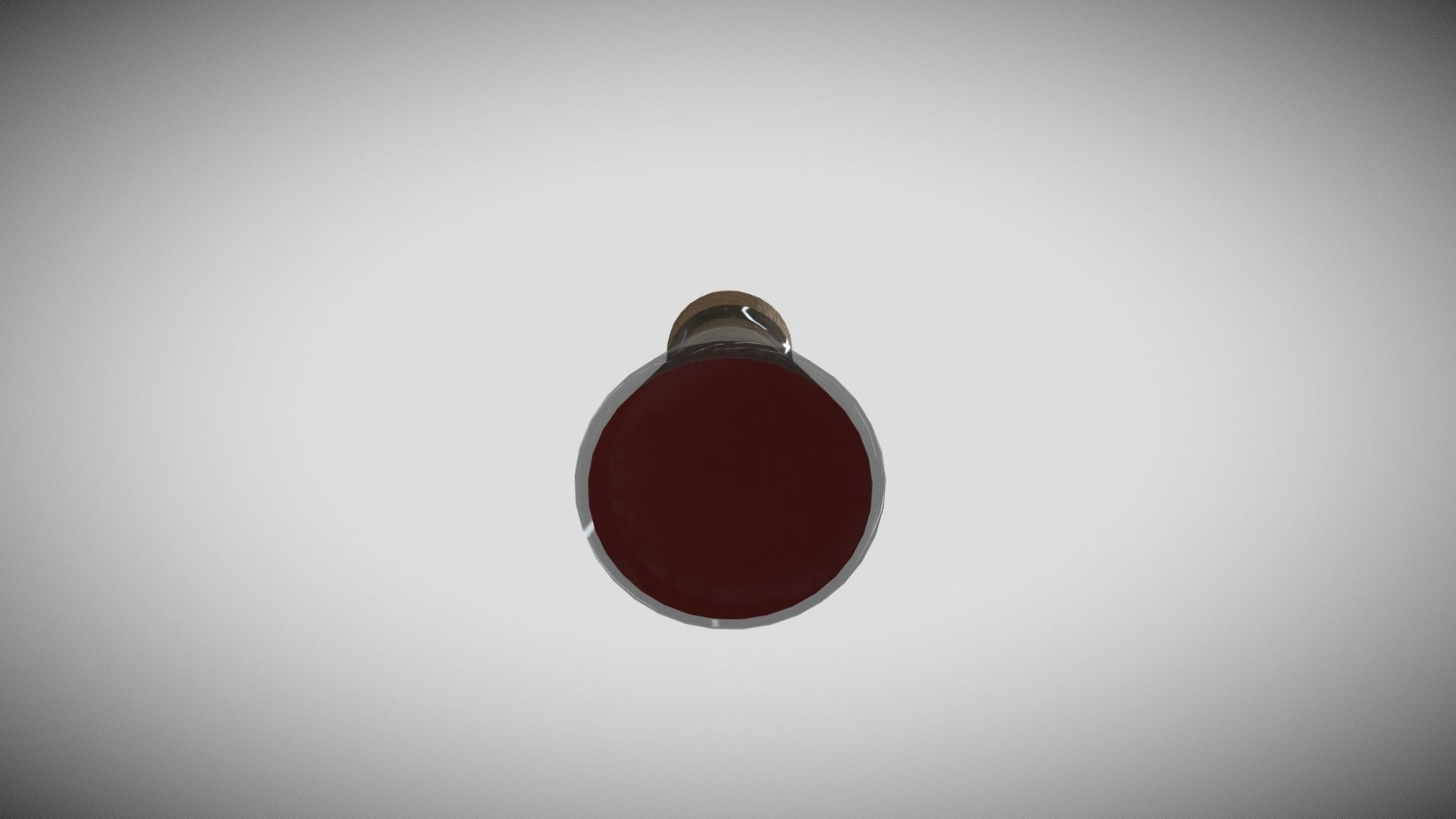 Potion Bottle Low-poly 3D model_3