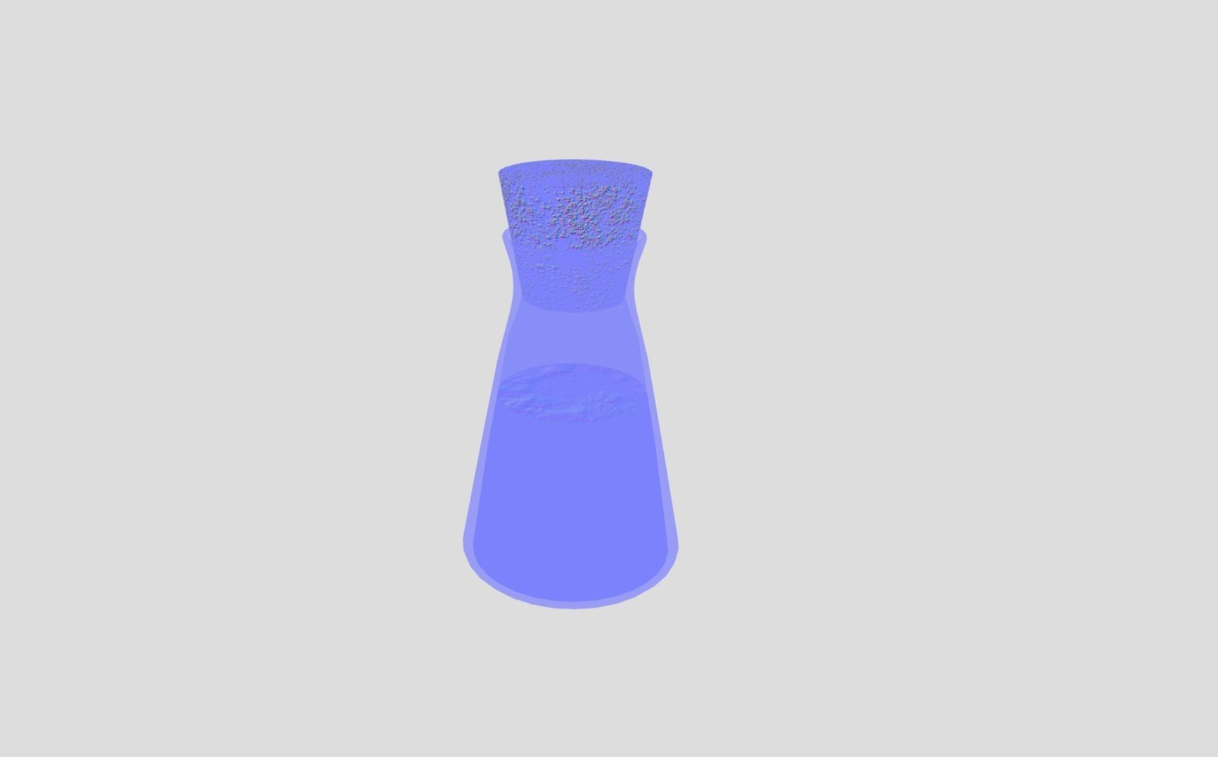 Potion Bottle Low-poly 3D model_8
