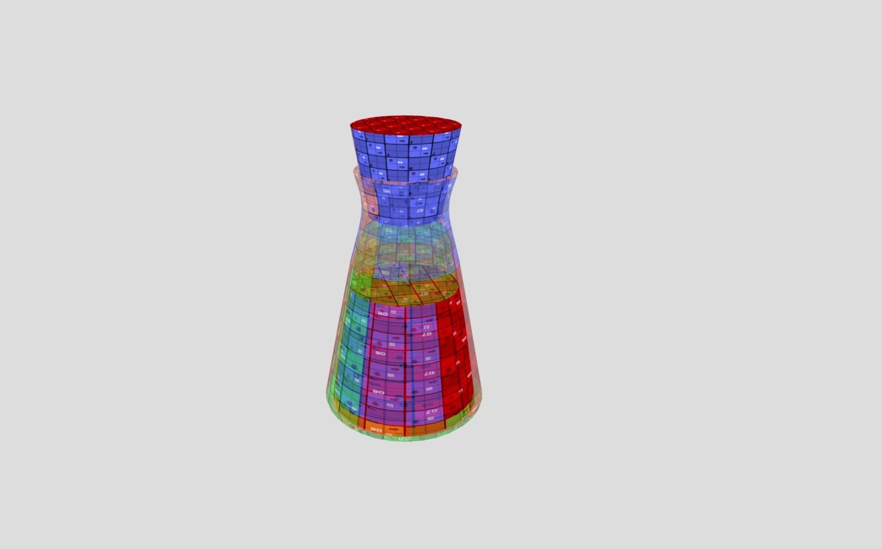 Potion Bottle Low-poly 3D model_5
