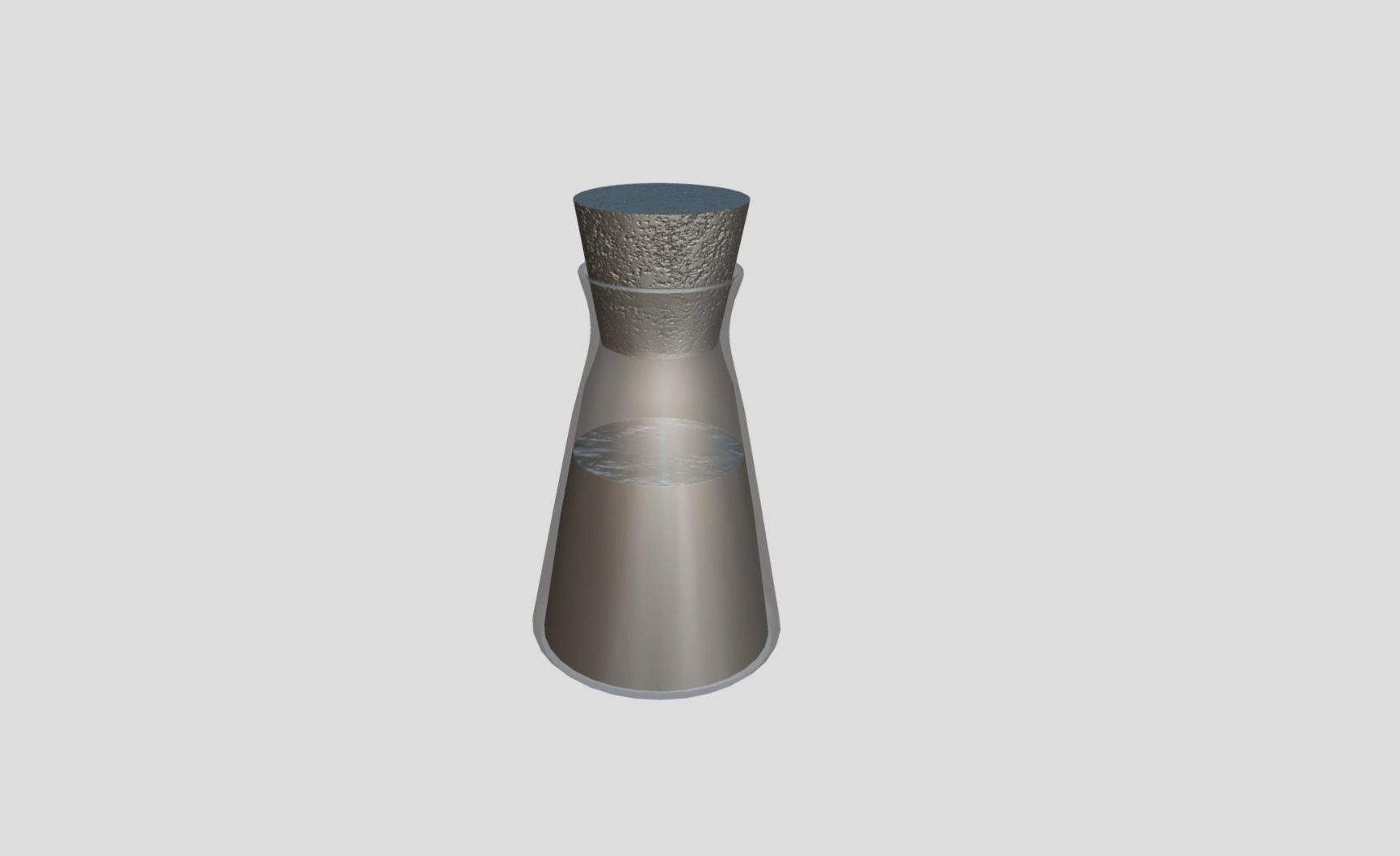 Potion Bottle Low-poly 3D model_7