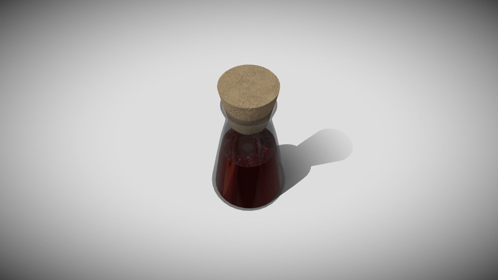 Potion Bottle Low-poly 3D model_2