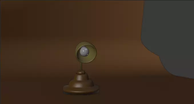 3D lamp low poly 3d model Free 3D model