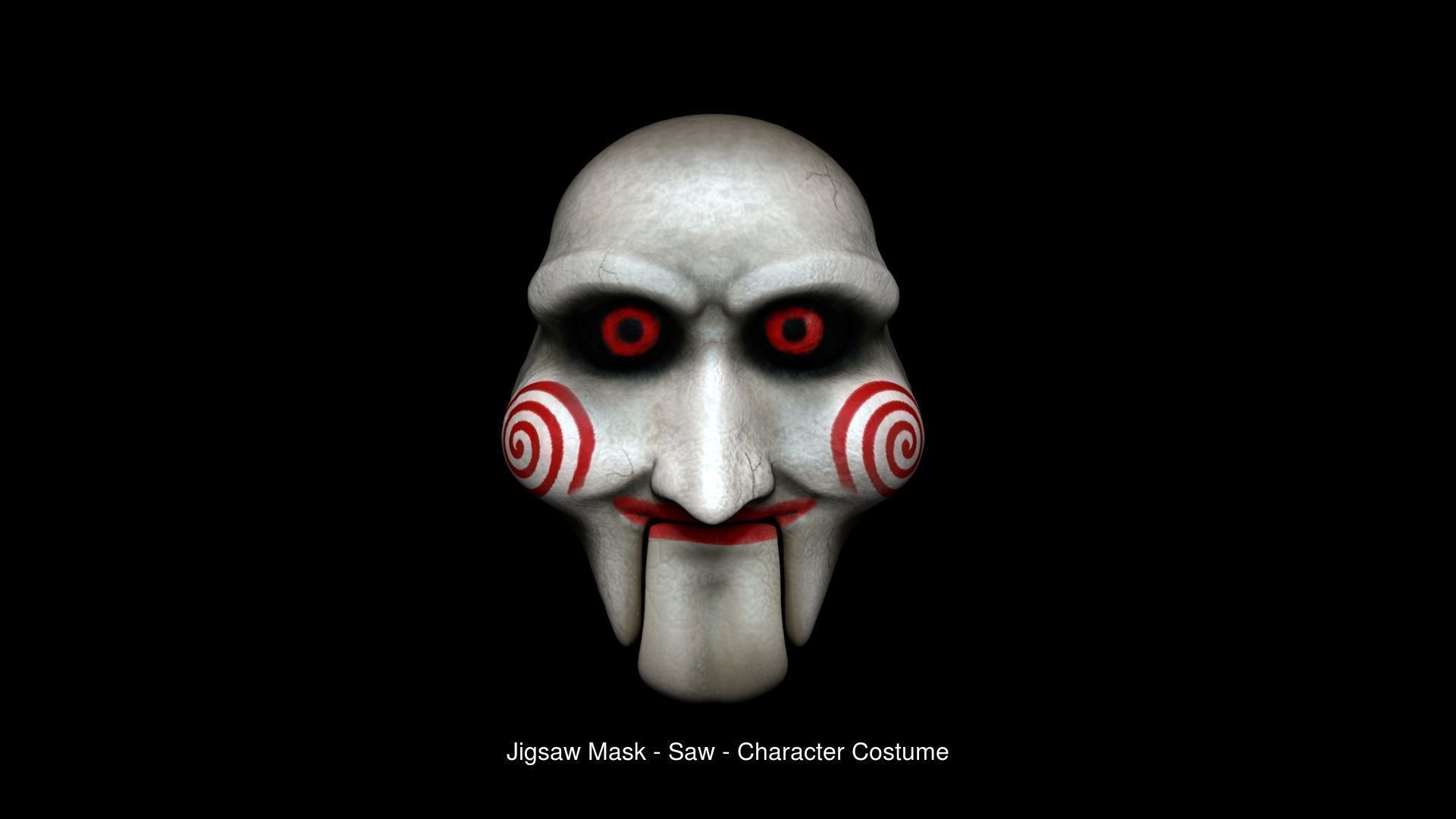 11 Hallowen Masks Pack - Character Costume - PBR 3D Model Collection_3