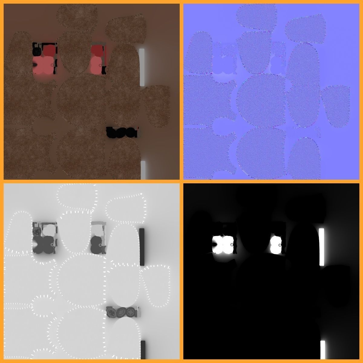 Voodoo Doll  Low-poly 3D model_8