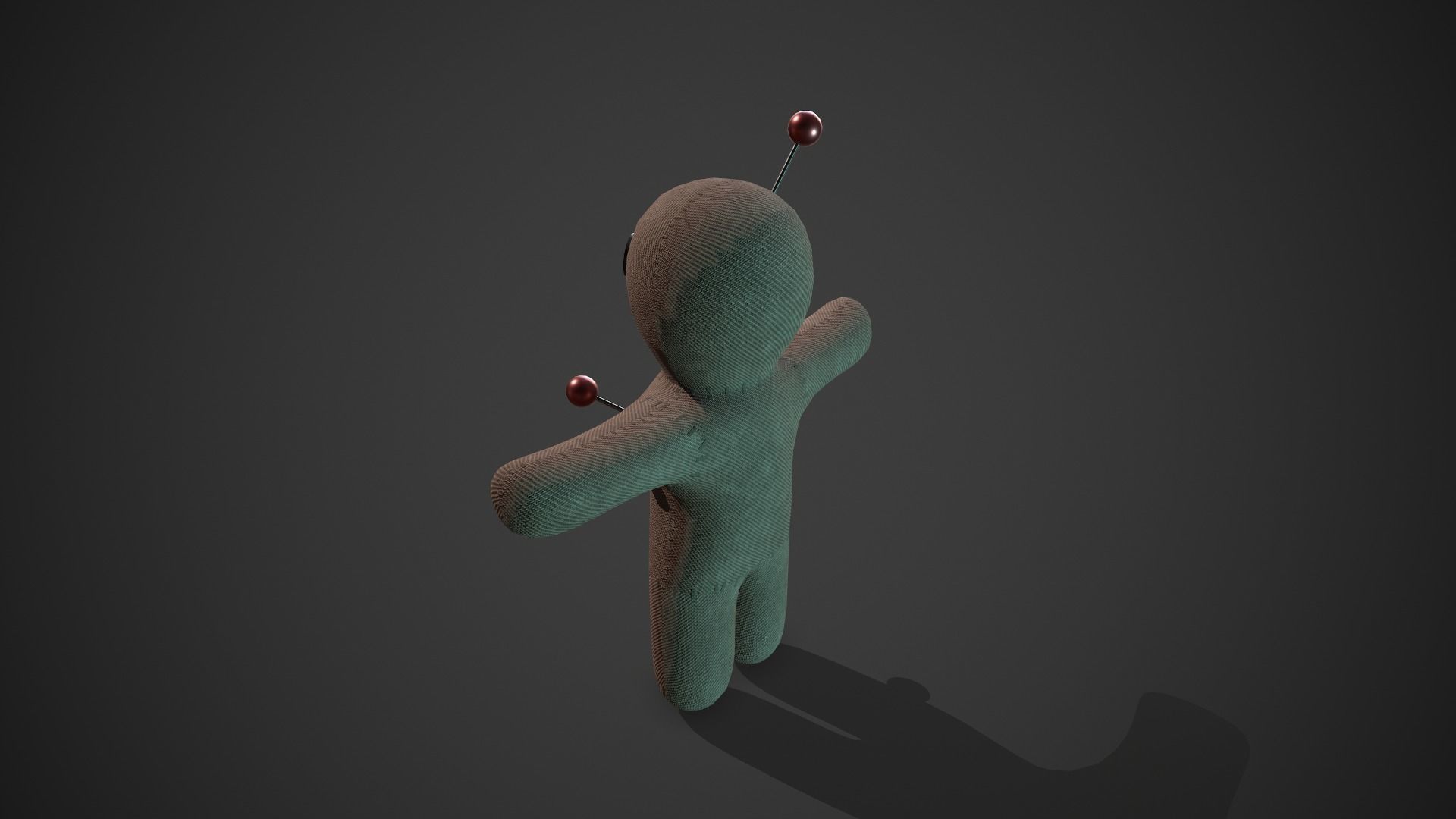 Voodoo Doll  Low-poly 3D model_6
