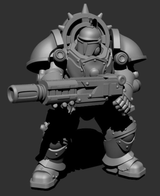 Black Knights - Paladin Squad 3D print model_4