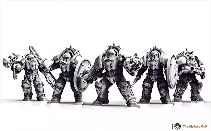 Black Knights - Paladin Squad 3D print model