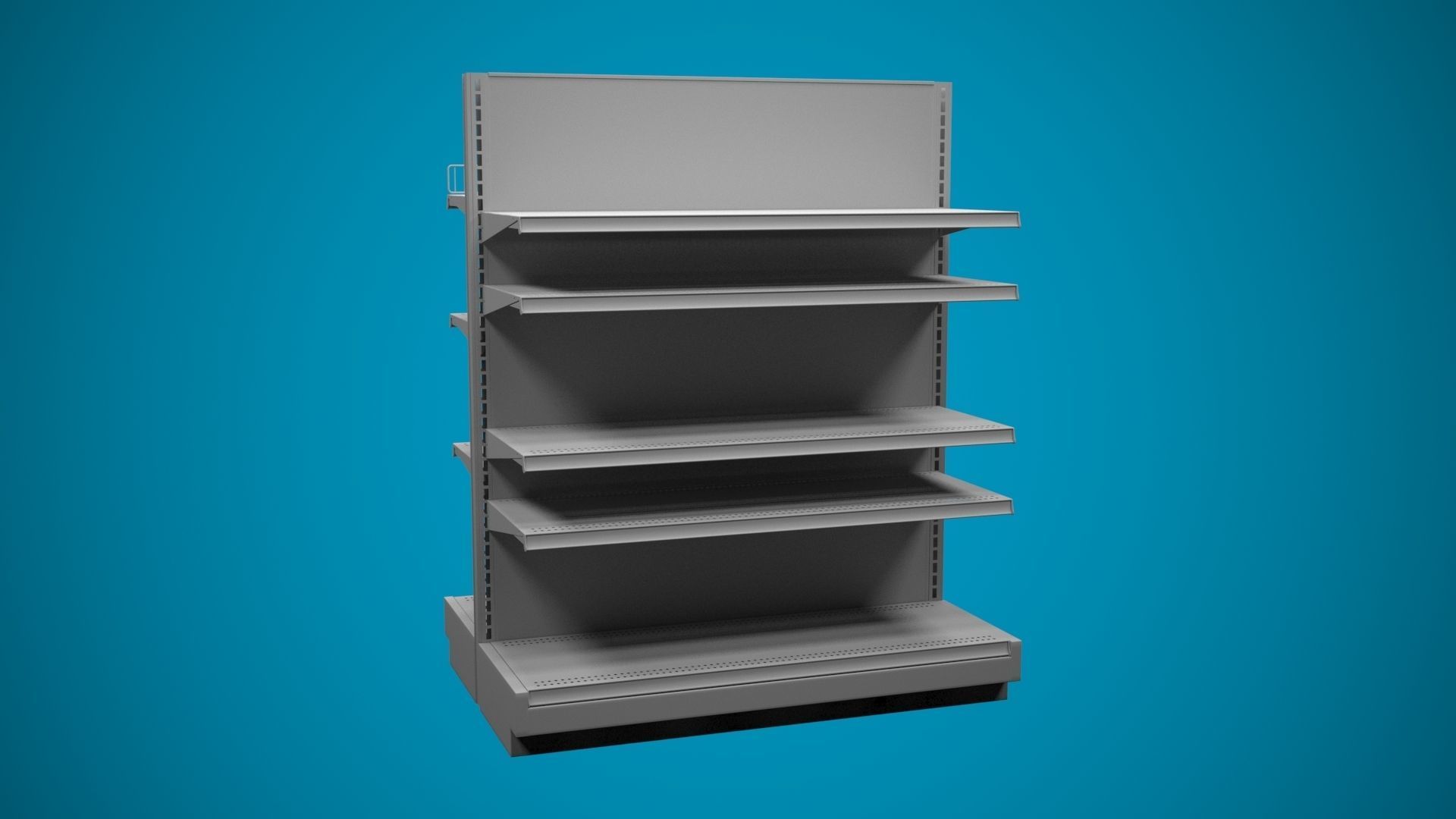 Store Shelf A 3D model_5
