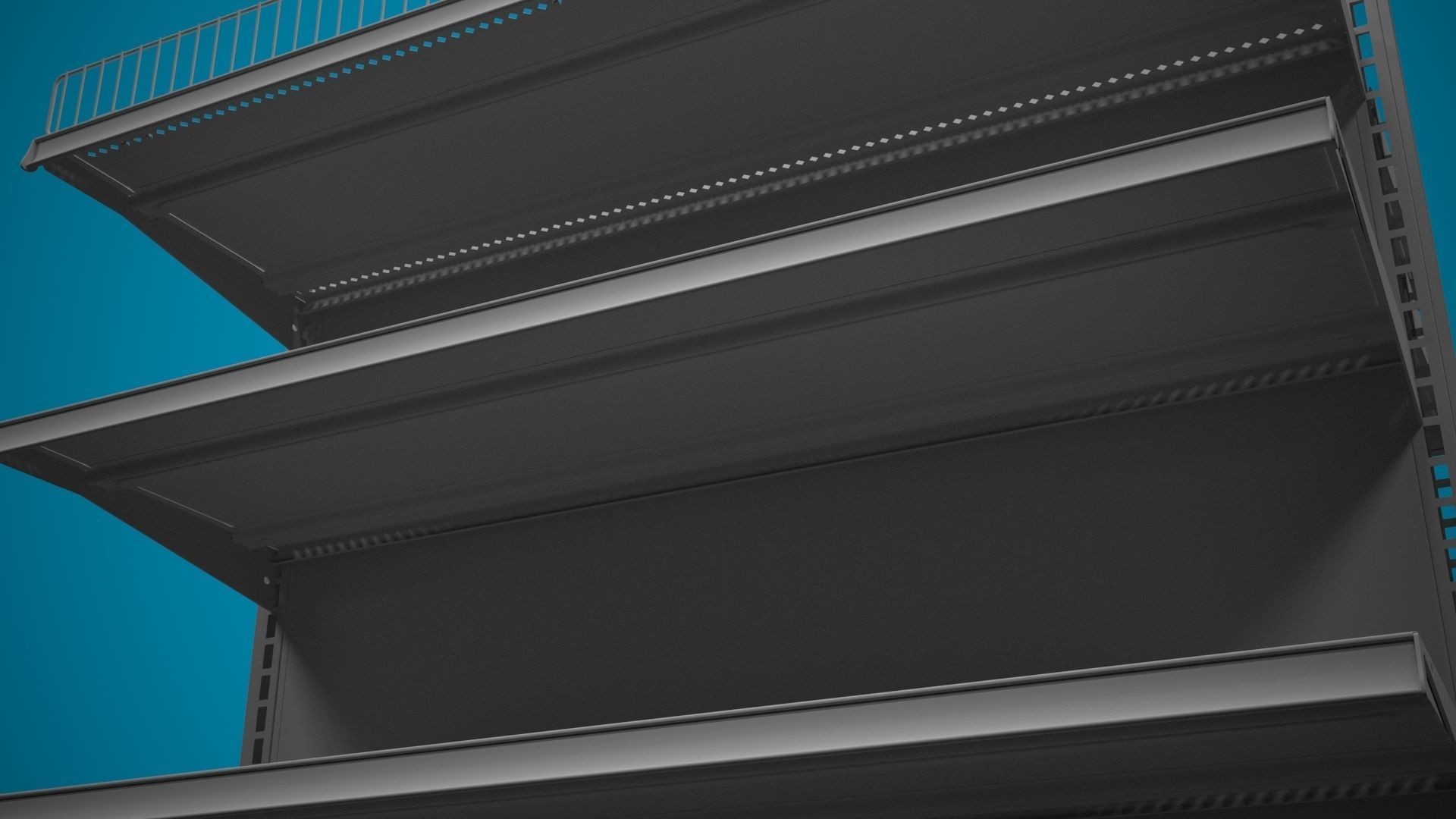 Store Shelf A 3D model_6