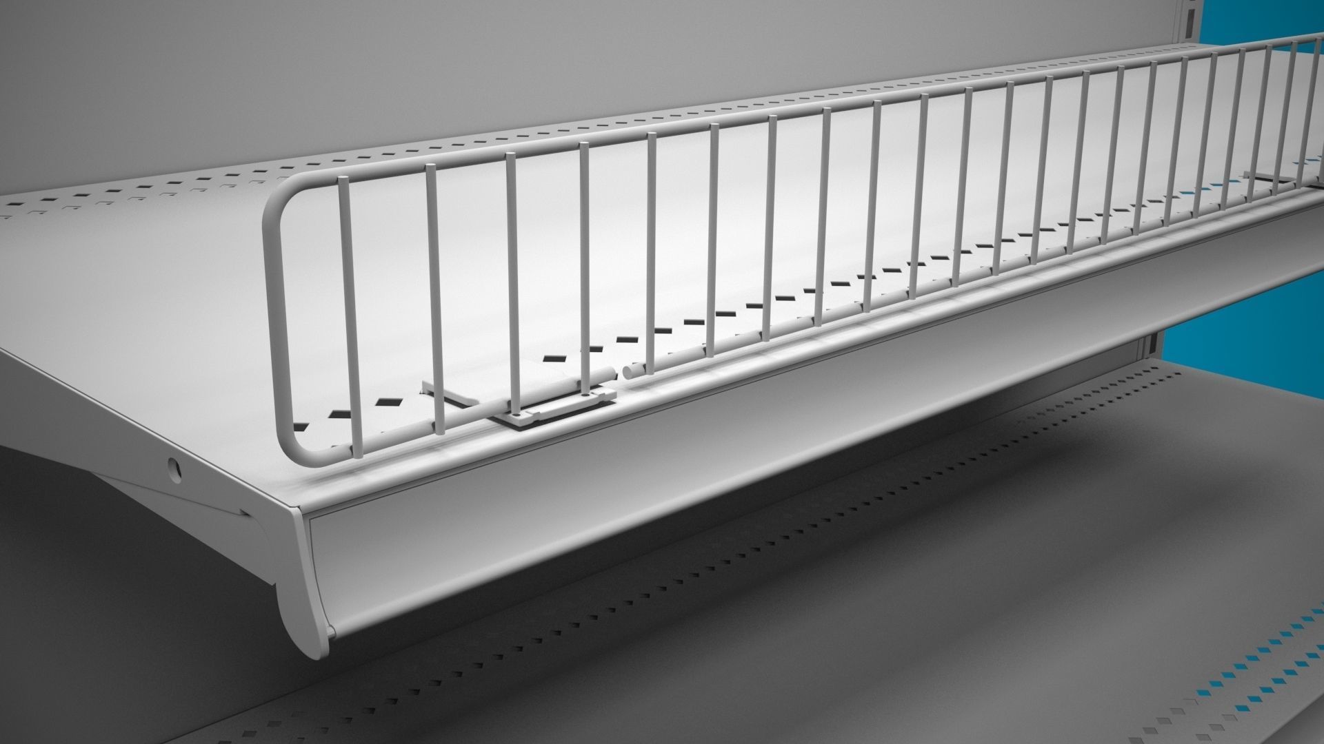 Store Shelf A 3D model_7