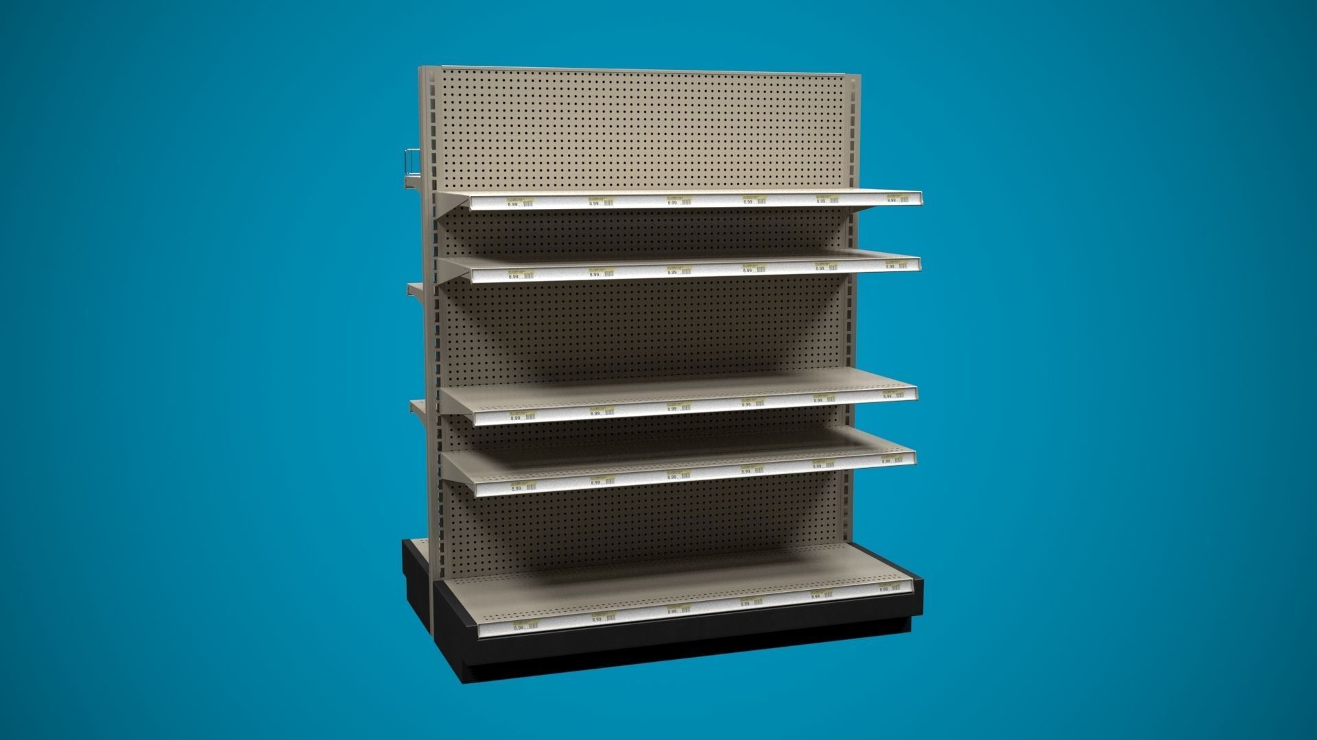 Store Shelf A 3D model_1