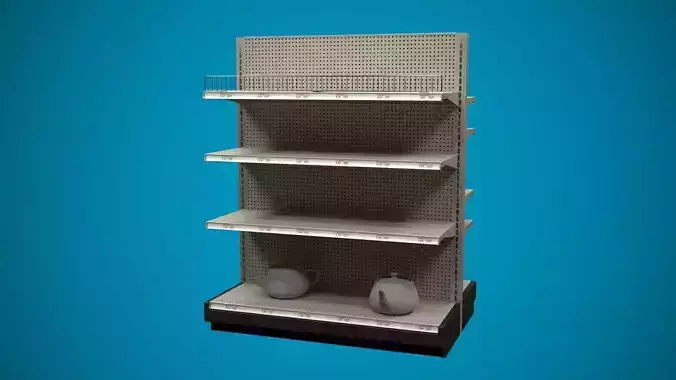 Store Shelf A 3D model