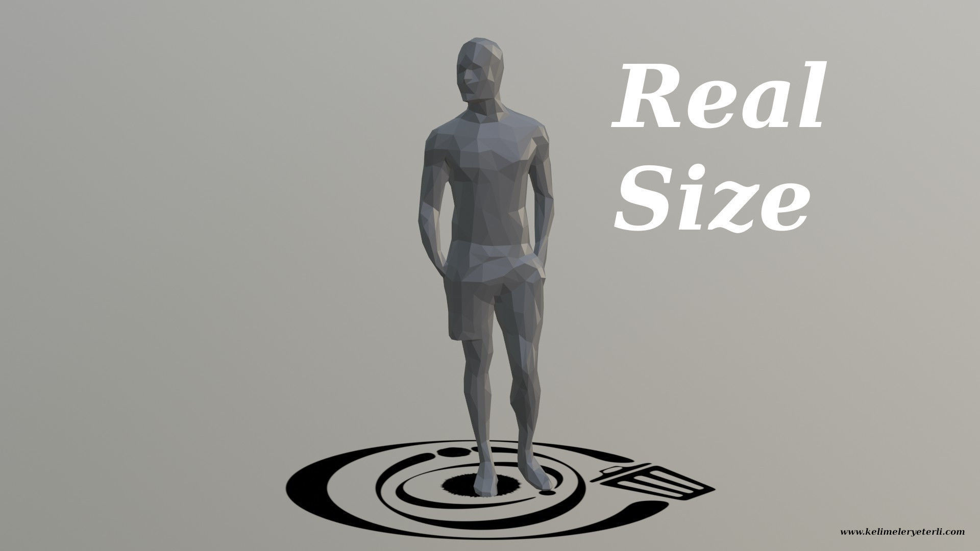 Human 062 LP R Low-poly 3D model_3