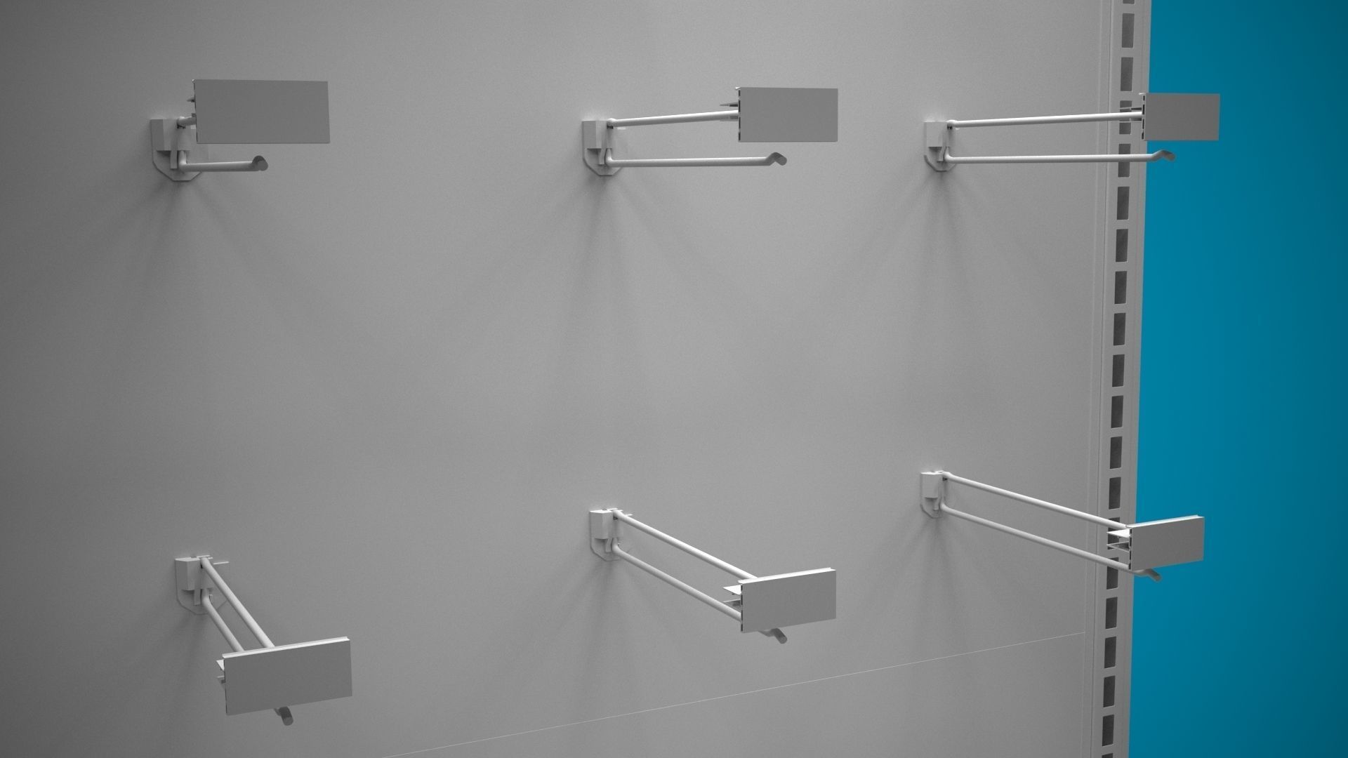 Store Shelf B 3D model_6