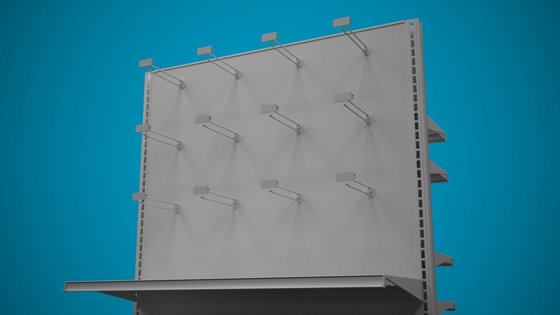 Store Shelf B 3D model_5