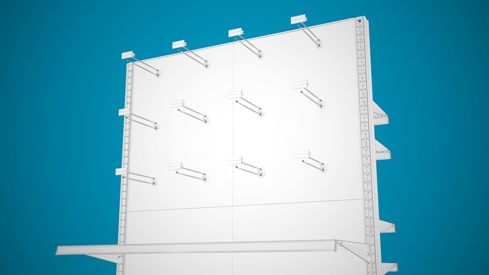 Store Shelf B 3D model_9