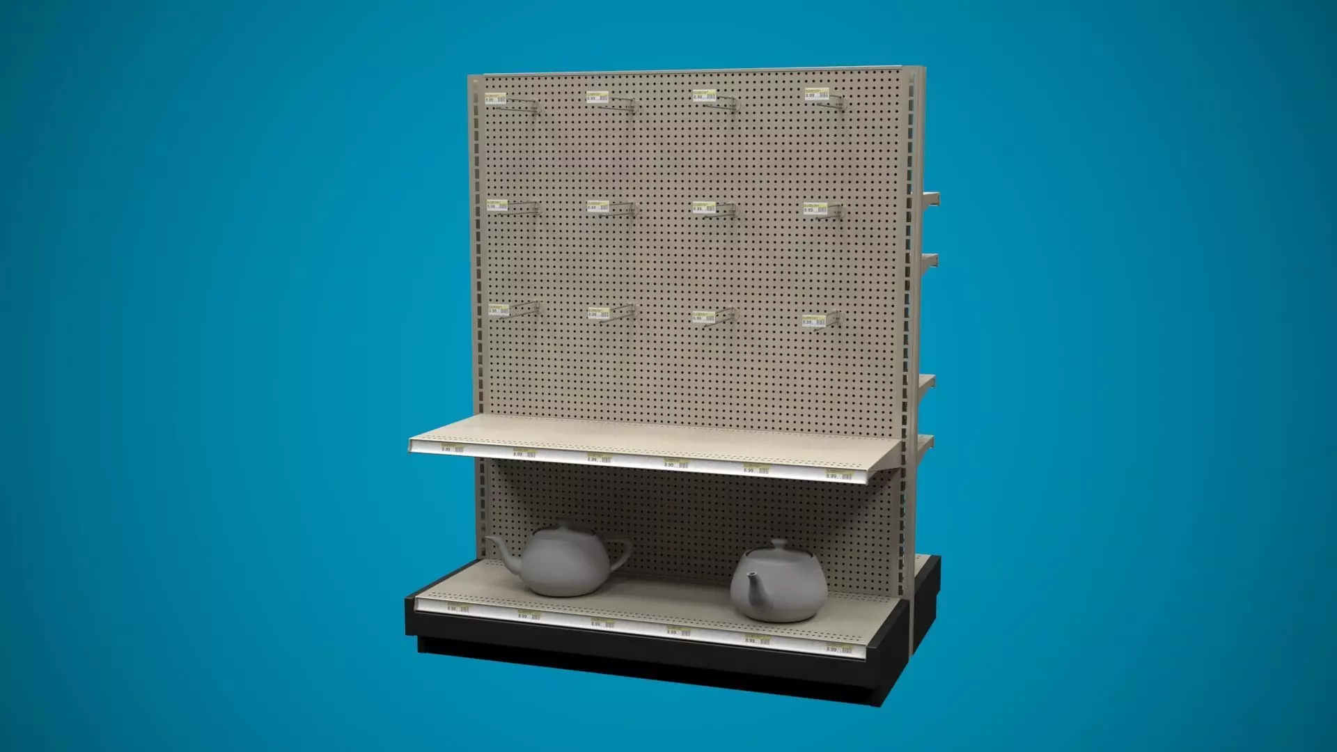 Store Shelf B 3D model_0