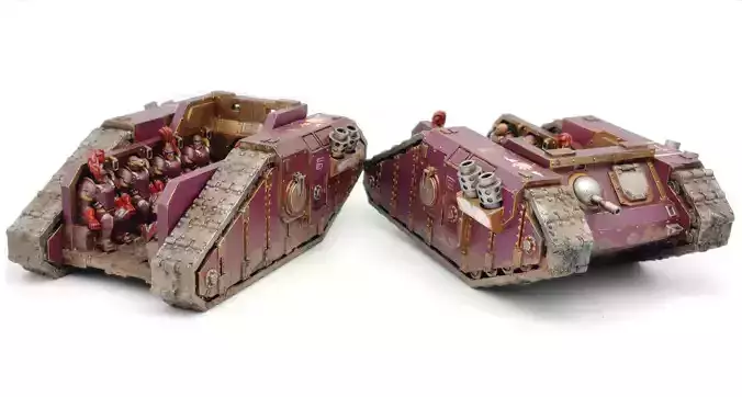 Tempest Legion - Charon Troop Transport 3D print model Tempest Legion - Charon Troop Transport 3D print model