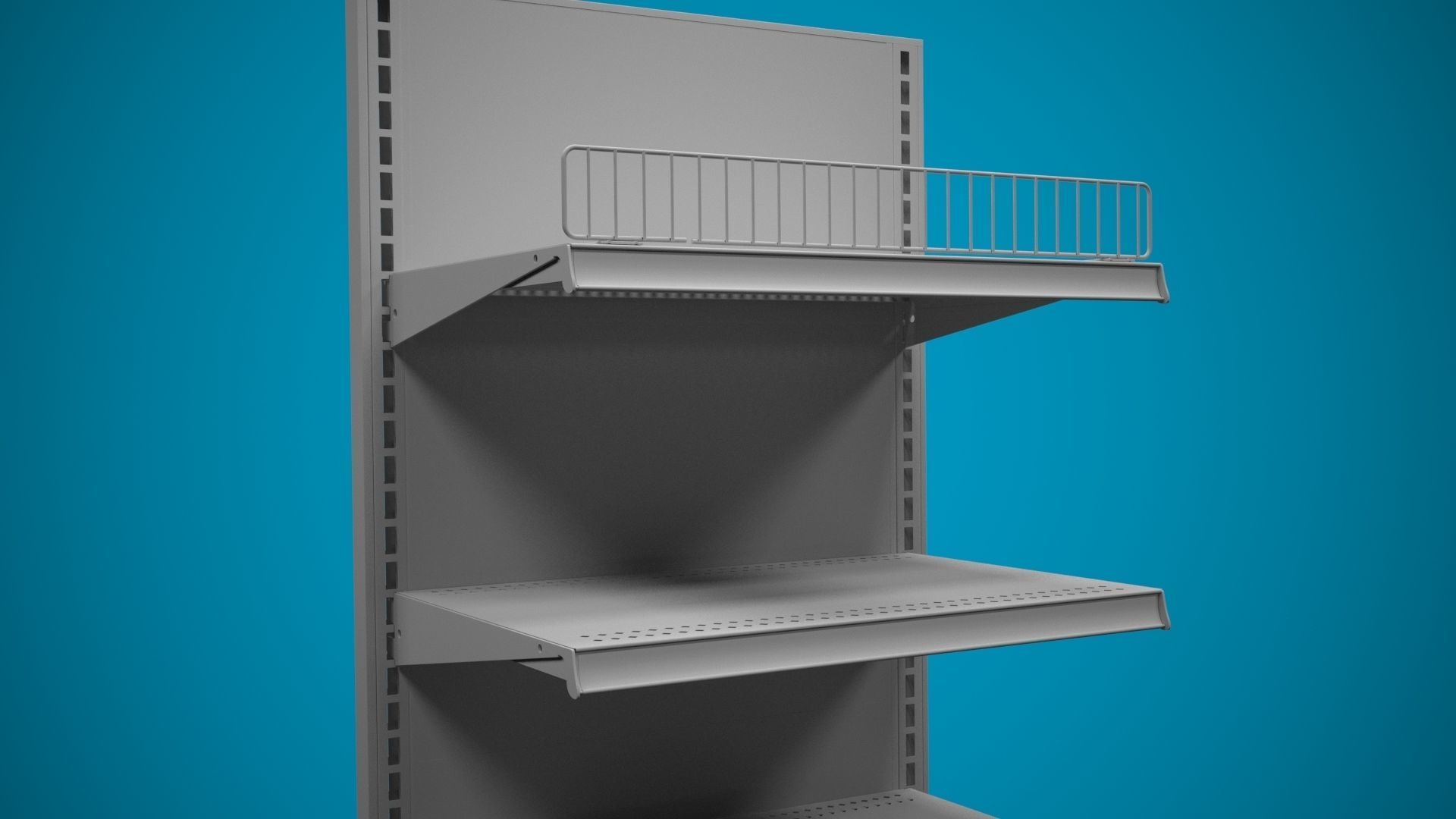 Store Shelf C End Cap 3D model_5