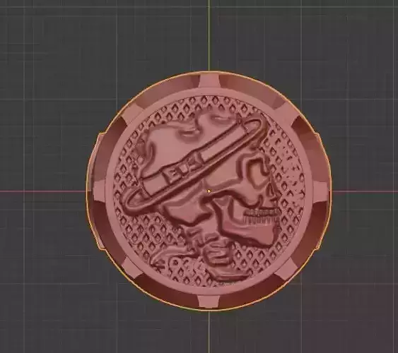 liberty signet skull ring 3D print model