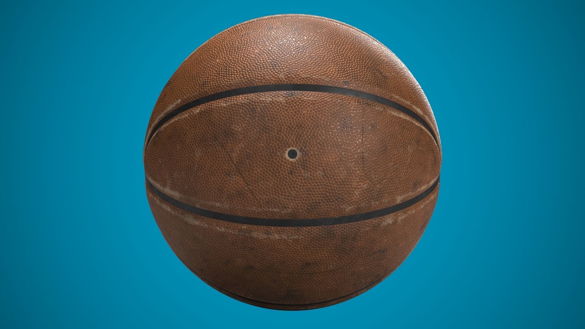 Basketball Used  3D model_3