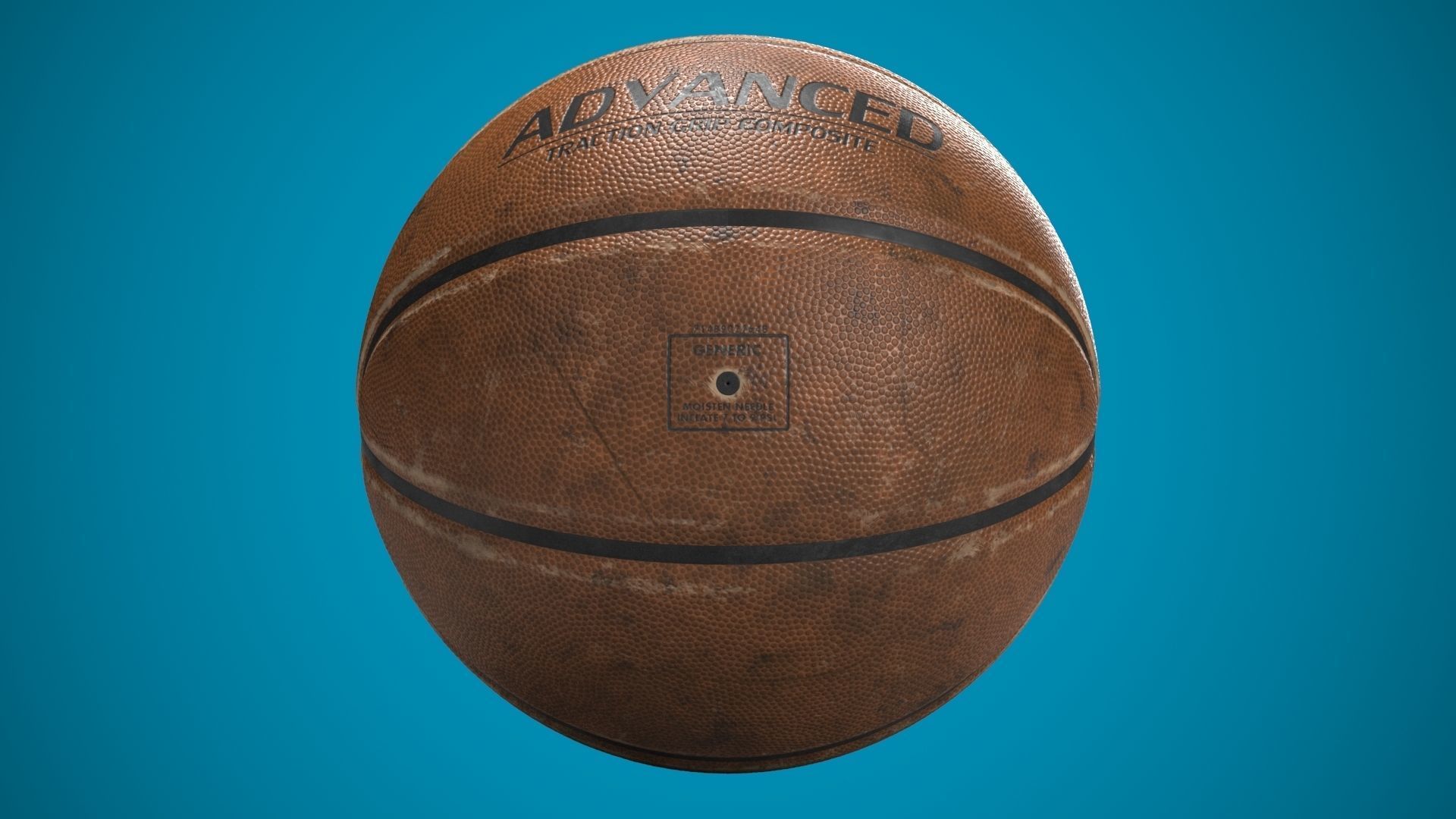 Basketball Used  3D model_9