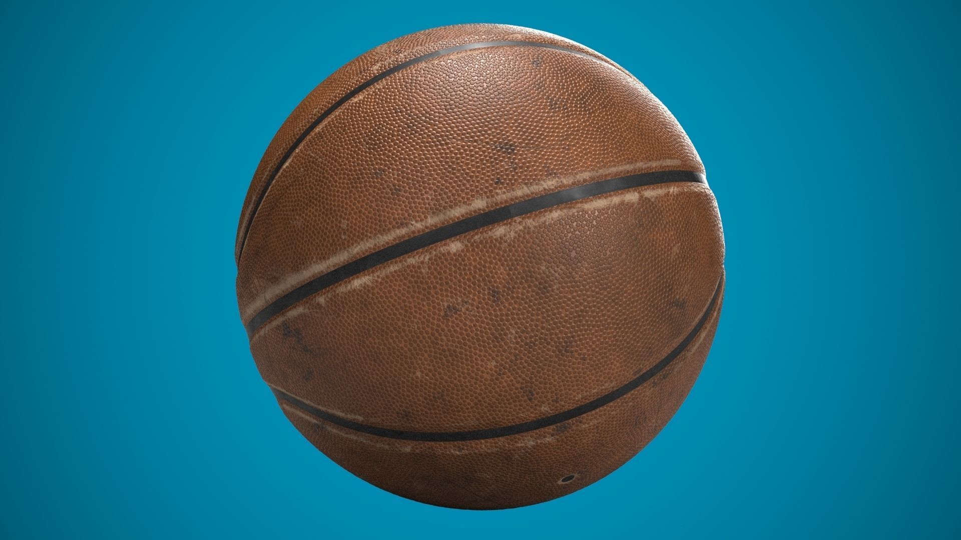 Basketball Used  3D model_1
