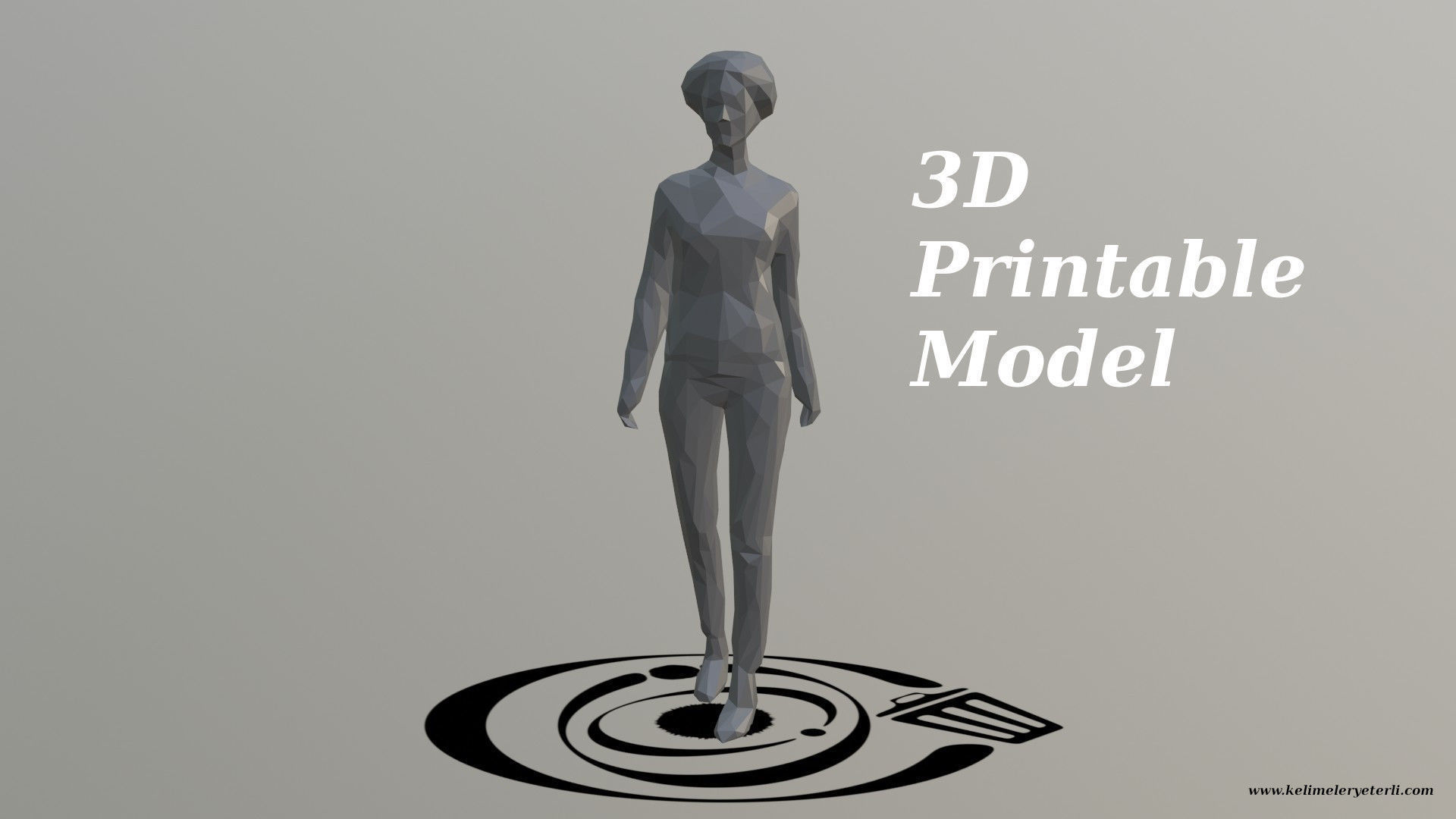 Human 064 LP R Low-poly 3D model_4