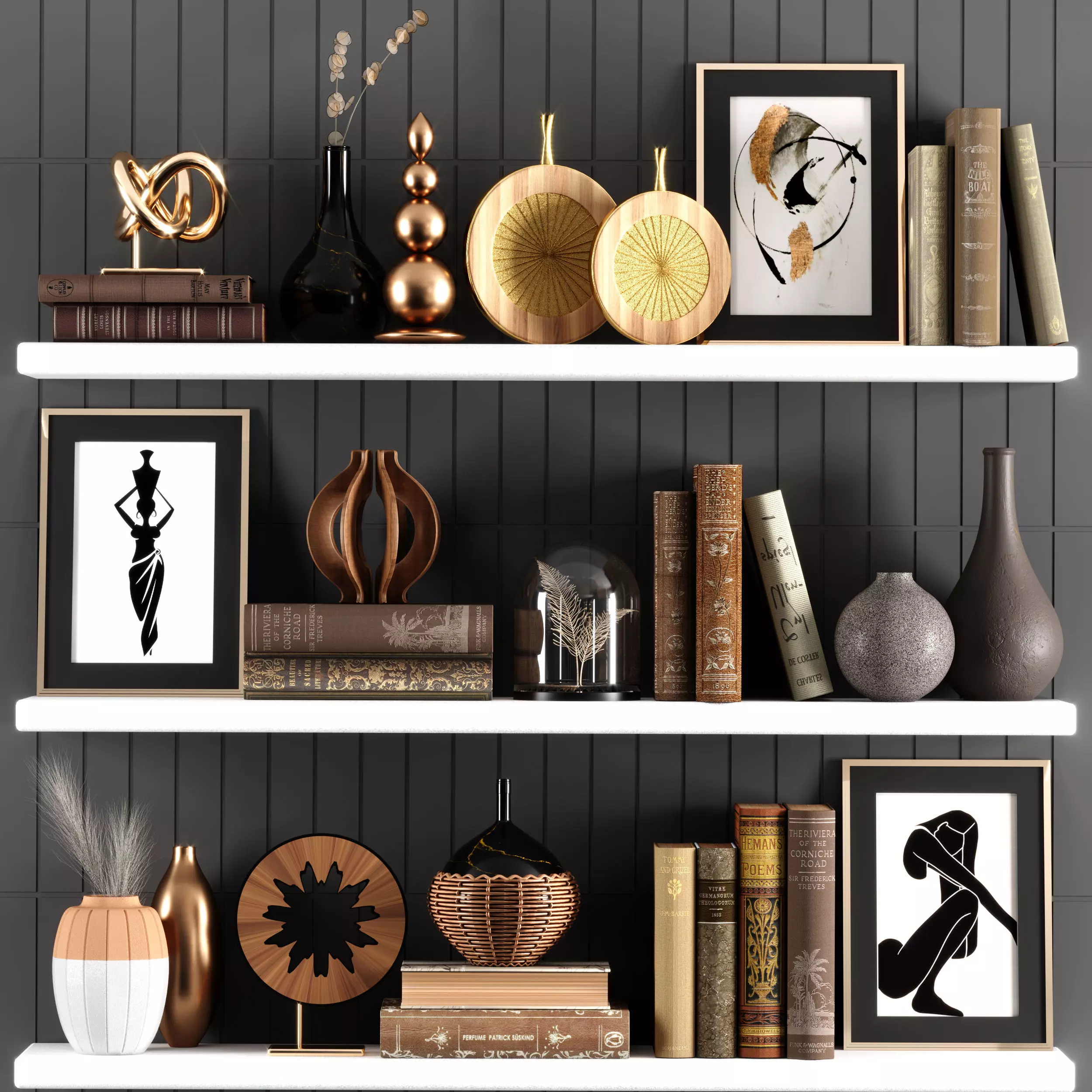 decorative set06 3D model_0