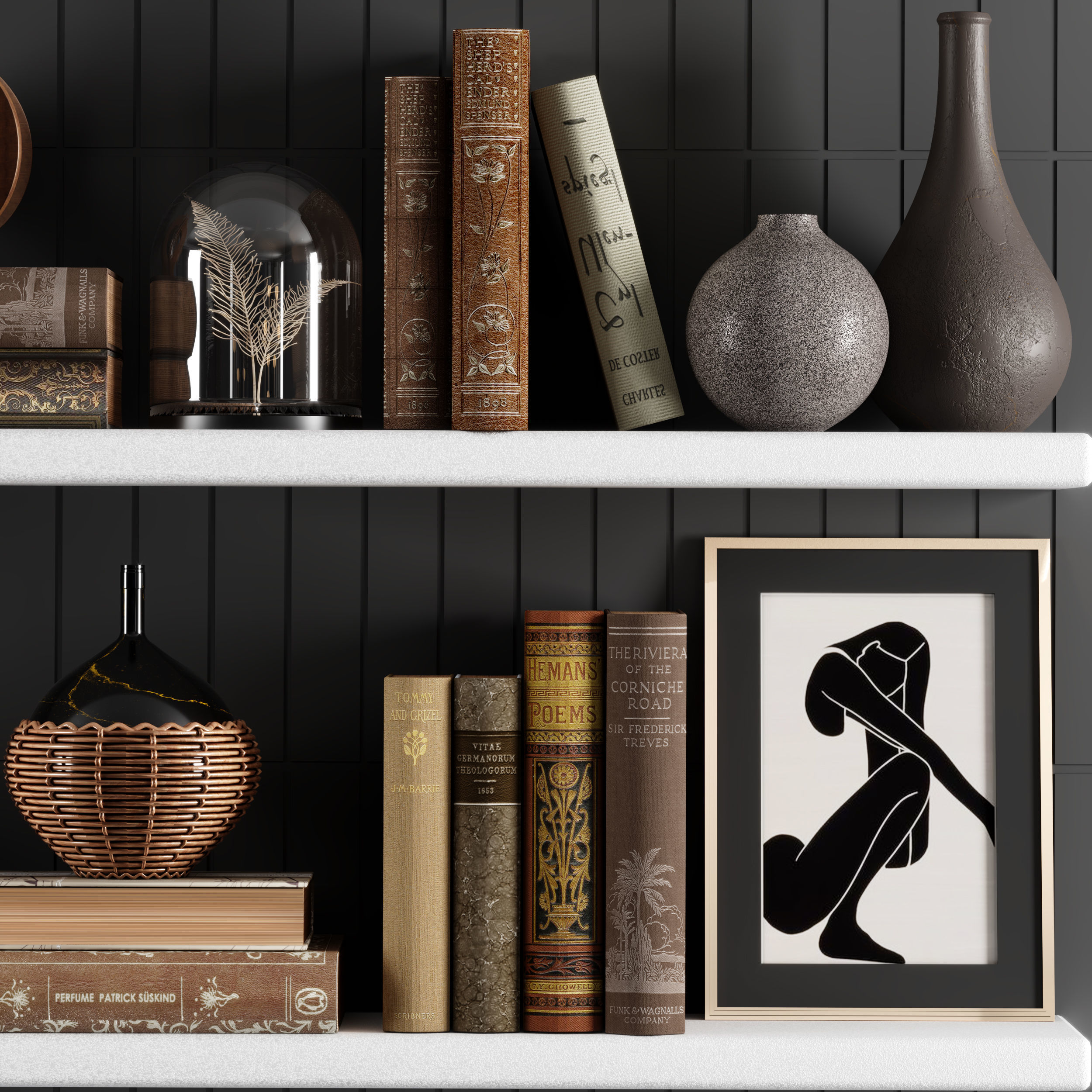 decorative set06 3D model_1