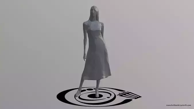 Human 065 LP R Low-poly 3D model