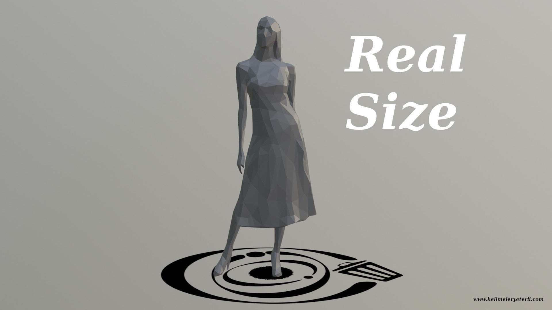 Human 065 LP R Low-poly 3D model_3