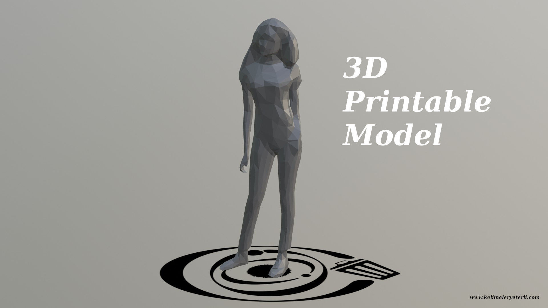 Human 066 LP R Low-poly 3D model_4