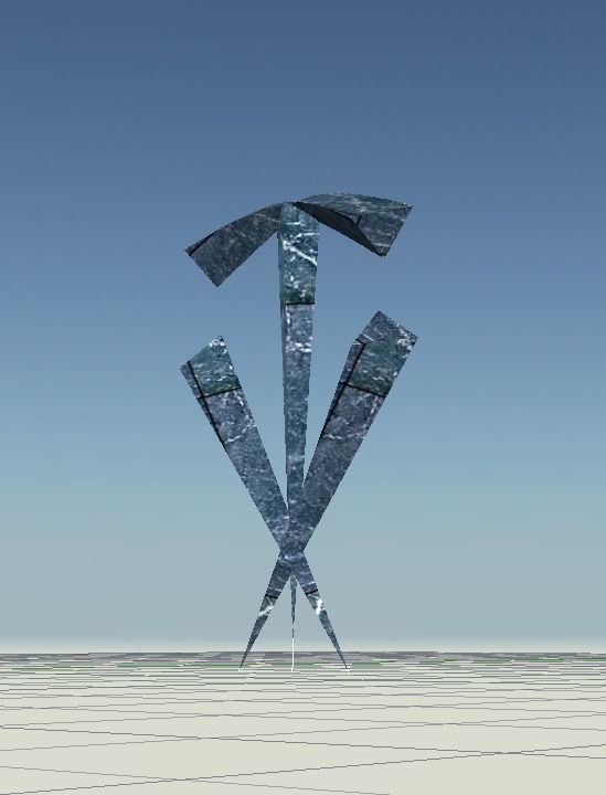 Undertaker symbol 3D model_2