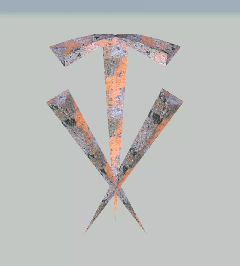 Undertaker symbol 3D model_0