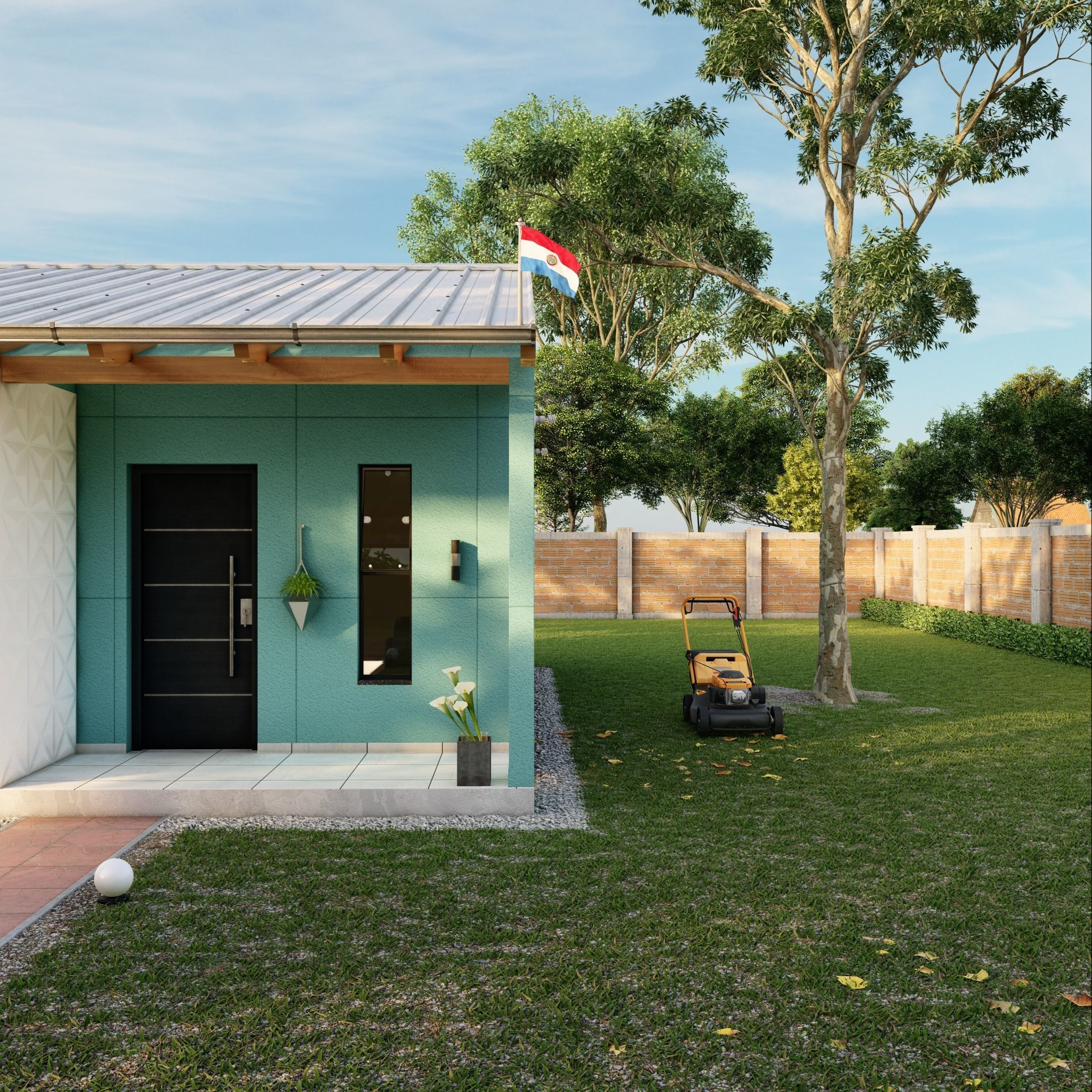 Lumion Exterior Scene House 01 3D model_3