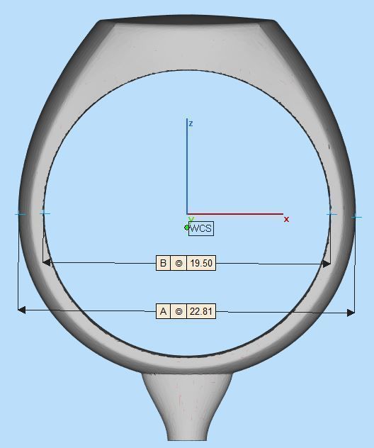 minimalism signet ring gold 3D print model_2