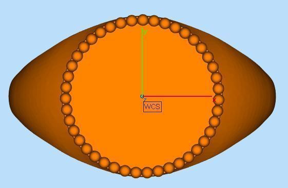 minimalism oval signet ring gold 3D print model_4