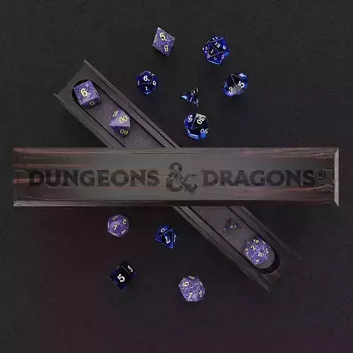 Macassar Ebony Dice Vault - RPG Game