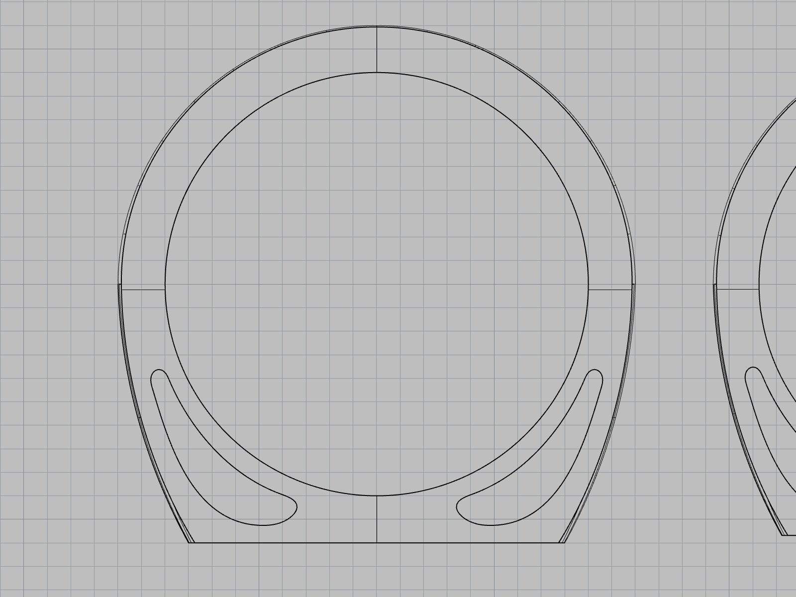 Minimalist rings 3d prinable models 3D print model_12