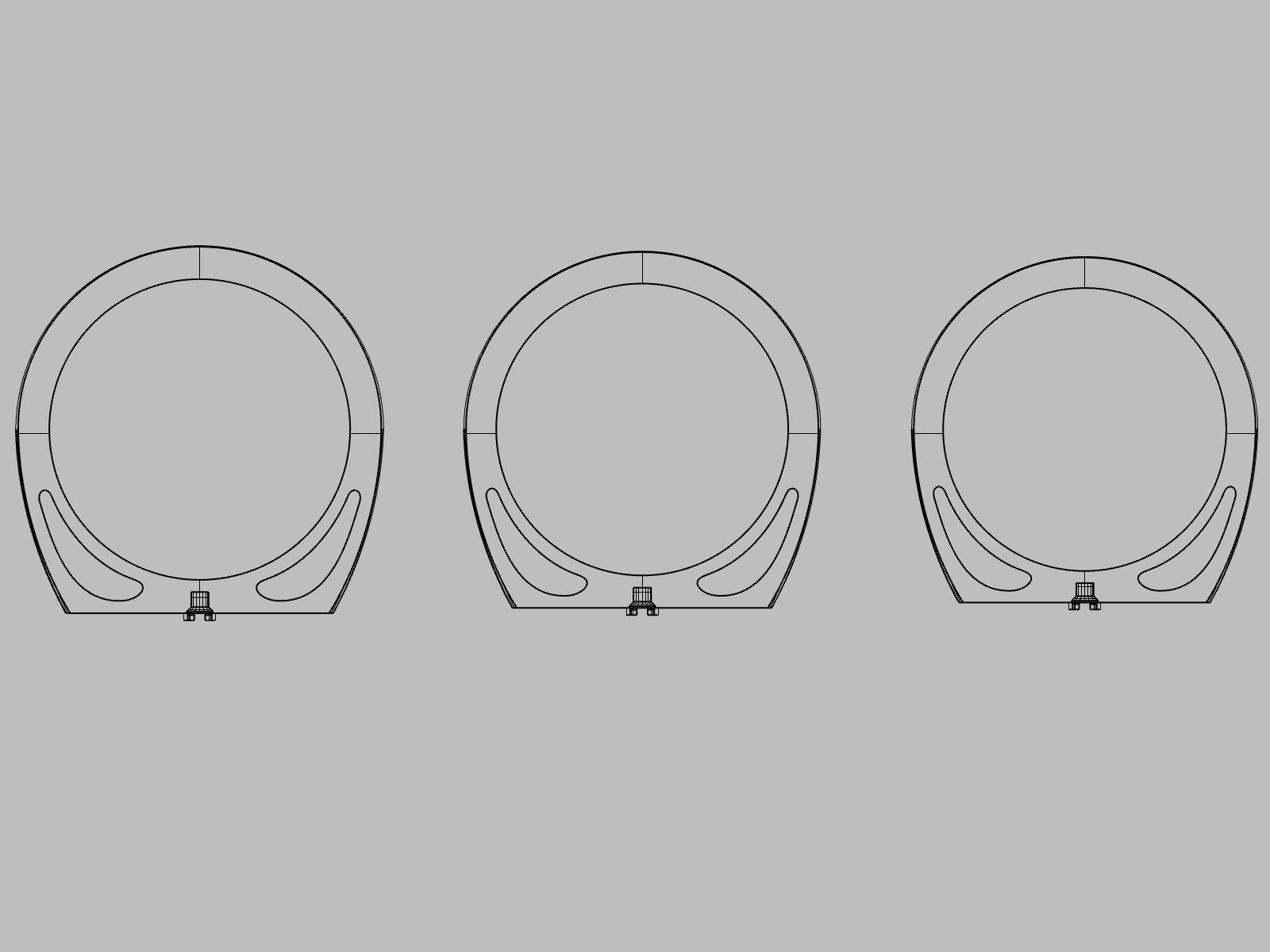 Minimalist rings 3d prinable models 3D print model_10