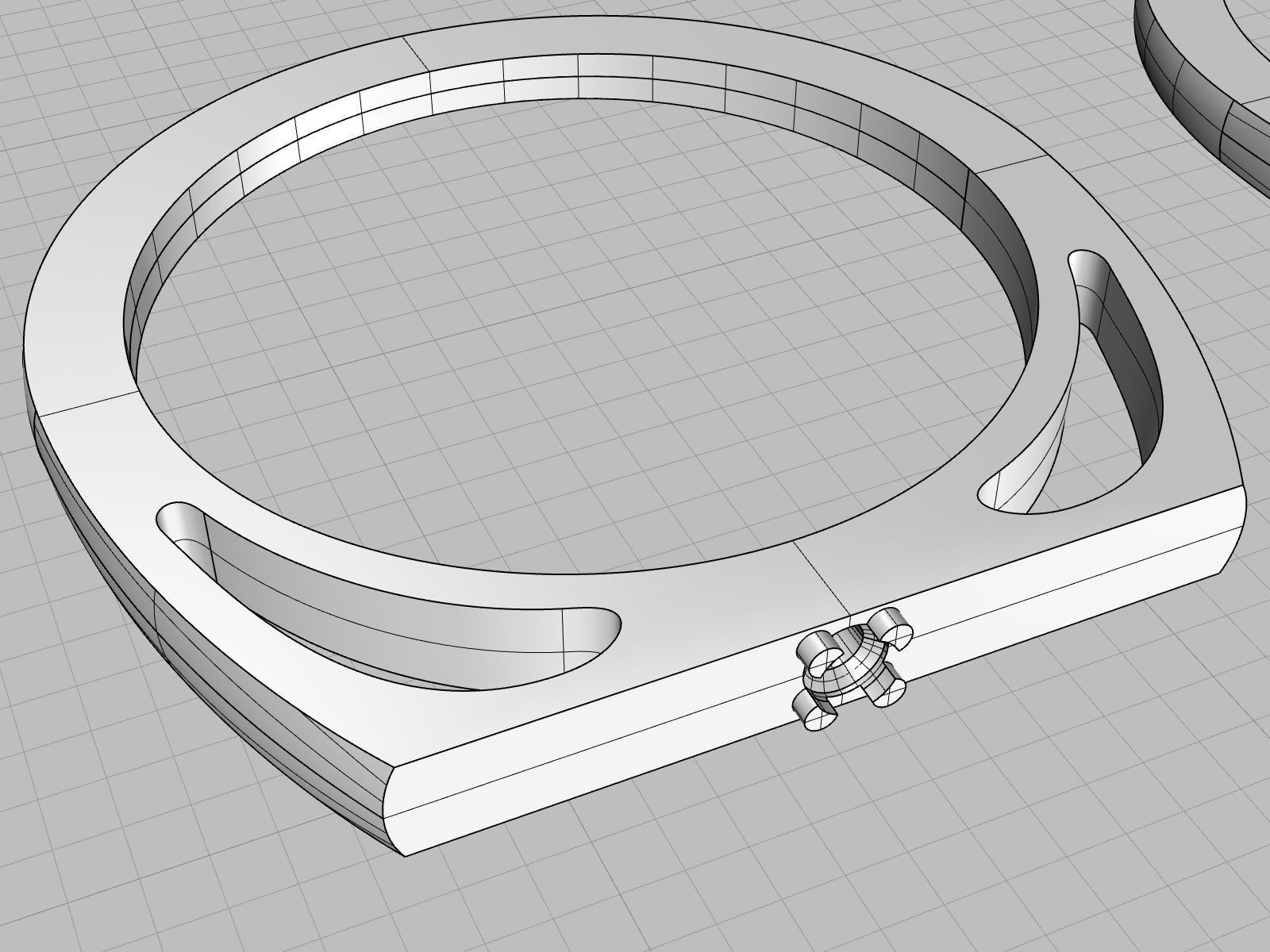 Minimalist rings 3d prinable models 3D print model_19